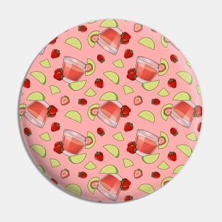 Strawberry Daiquiri Pattern Pin