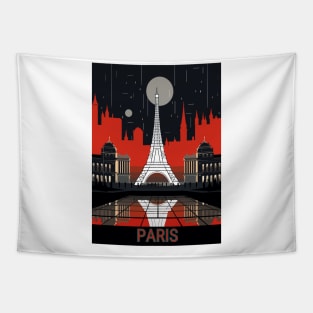 Timeless Elegance of the Eiffel Tower (Paris) Tapestry