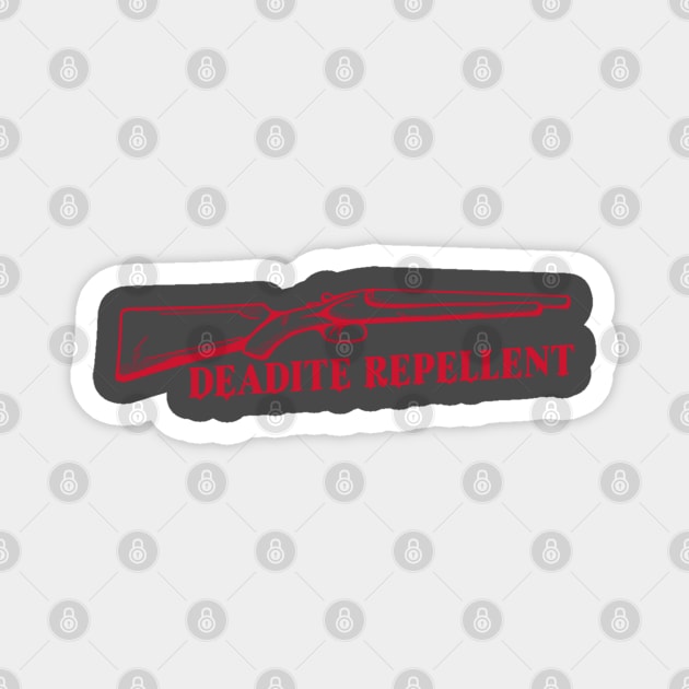 Deadite Repellent Magnet by LoudMouthThreads