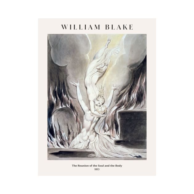 William Blake - The Reunion of the Soul and the Body by MurellosArt