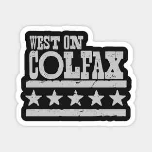 West on Colfax Stars light grey Magnet