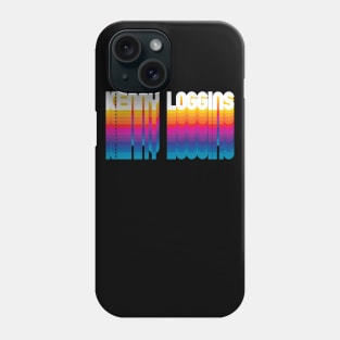 Retro Kenny Proud Personalized Loggins Name Gift Retro Rainbow Style Phone Case