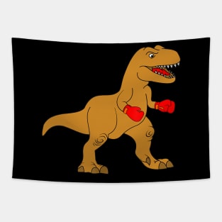 Boxing Dinosaur Saurus Tapestry