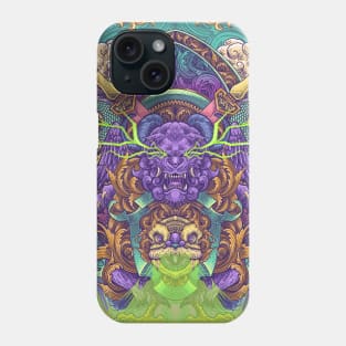 Chinese Dagger Psychedelic Artwork Phone Case