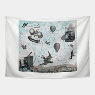 Vintage Plane Spotting Tapestry