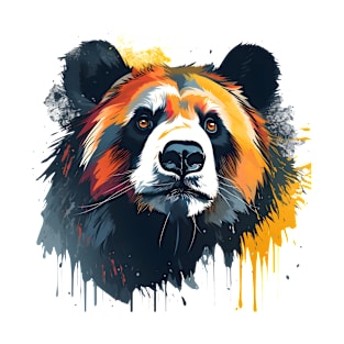 Save the Pandas, Colorful Conservation Illustration, Wildlife Protection Rally, Vibrant Panda Awareness, Join the Panda Cause T-Shirt