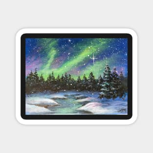 Aurora Borealis Northern Lights Magnet