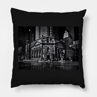 The Hockey Hall Of Fame Toronto Canada Reflection Pillow