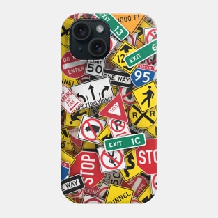 US Road Signs Driving Instructor Phone Case