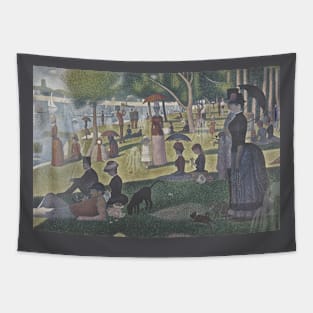 Seurat Haunted Sunday Tapestry