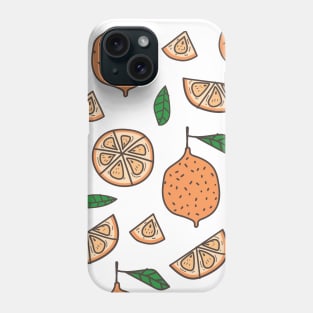 Citrus Fruits Illustration Phone Case