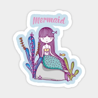 Cute Mermaid Lover Magnet