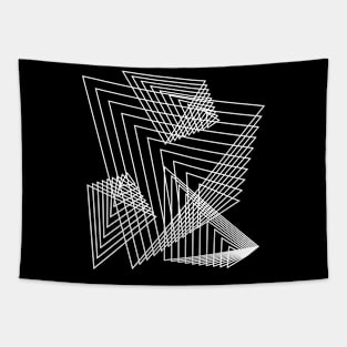 geometric triangles Tapestry