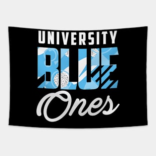 University Blue Ones Tapestry