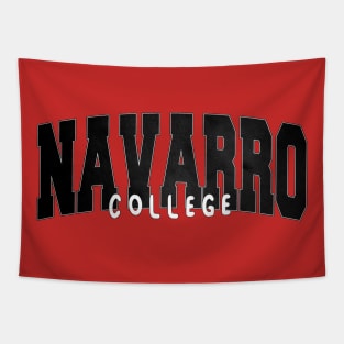 Navarro College Black Tapestry