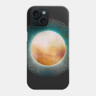 the window - geometric space science design Phone Case