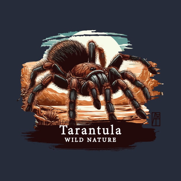 Tarantula - WILD NATURE - TARANTULA SPIDER -9 by ArtProjectShop