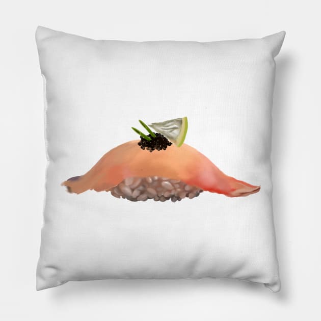 Sushi! Pillow by kozinoart