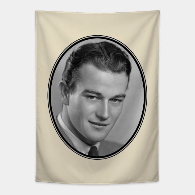 John Wayne: The Young Star Rising Tapestry by Noir-N-More