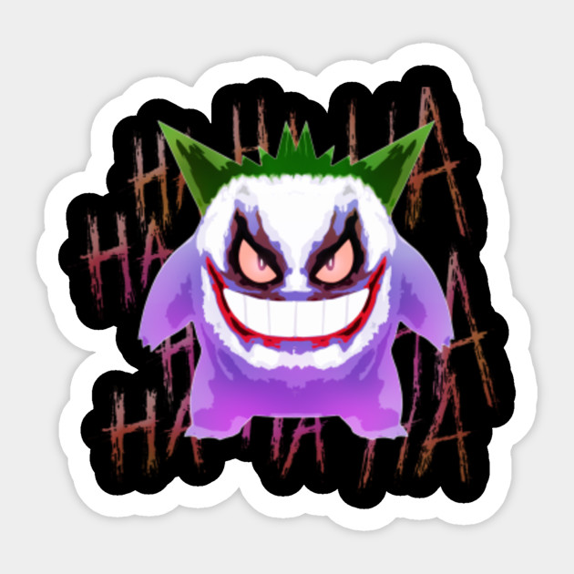 Ha Ha Ha Joker Autocollant Teepublic Fr