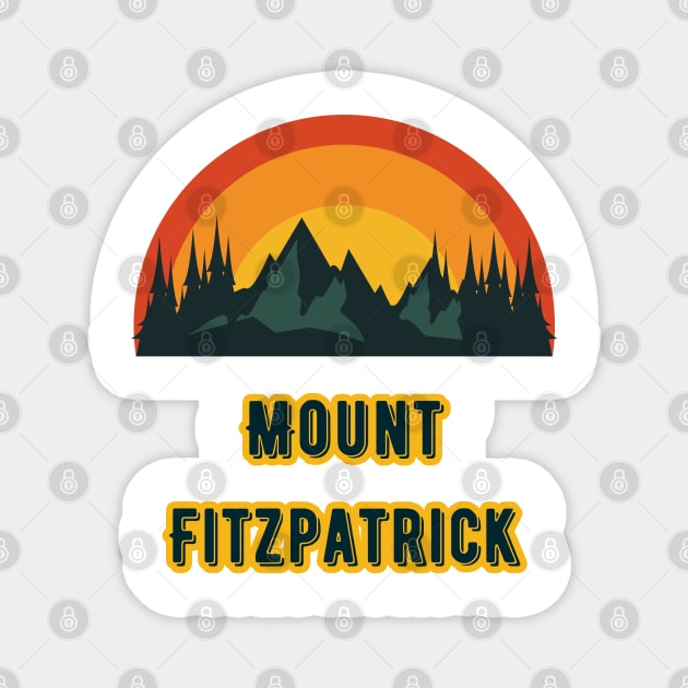 Mount Fitzpatrick Magnet by Canada Cities