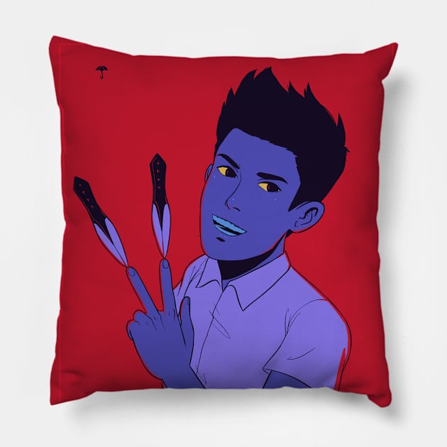 Diego Hardgreeves Pillow by ColonelBaconBits