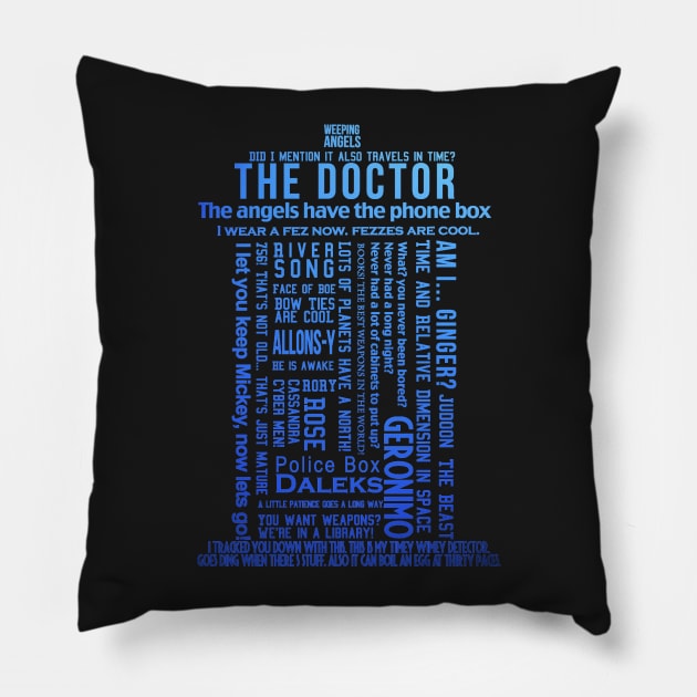Typography Pillow by JulietLake
