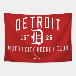 Motor City Hockey Club II Tapestry