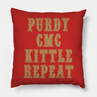 Purdy CMC Kittle Repeat Pillow