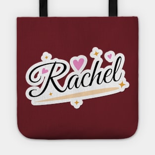 Rachel name cute design Tote