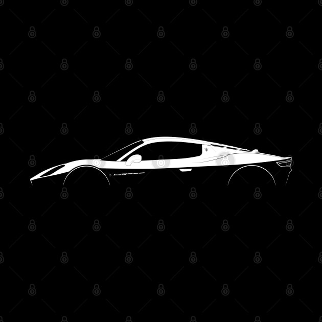 Maserati MC20 Silhouette by Car-Silhouettes