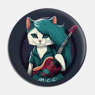 Pop Musician Cat - M.C.C. Pin