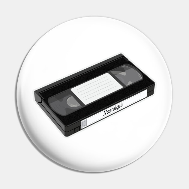 VHS cassette Pin by STARSsoft