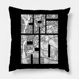 Cairo, Egypt City Map Typography - Light Pillow