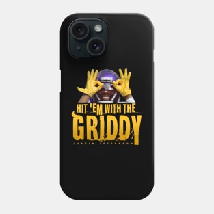 Justin Jefferson Griddy Phone Case