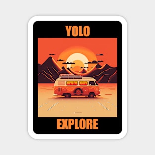 Yolo - Explore 4 Magnet