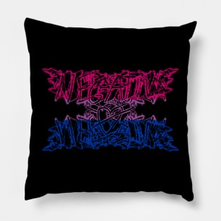 Negative Øhio Logo - Brutal Bi Logo Pillow