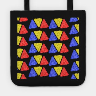 National Tortilla Chip Day Colorful Corn Chips Pattern Tote