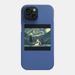 Starry Night Over Hogsmeade Village Phone Case