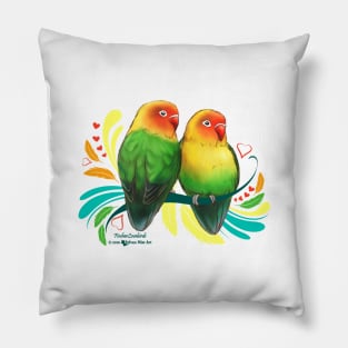 Fischer Lovebirds Pillow