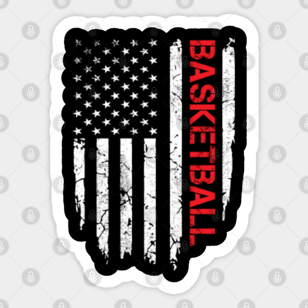 Basketball American Flag 4th Of July Patriotic Gift Basketball