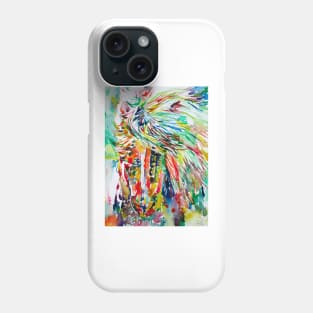 HORSE HEAD - watercolor portrait Phone Case