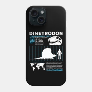 Dimetrodon data sheet Phone Case