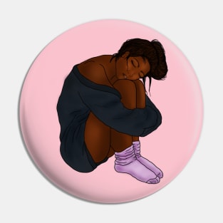 Lonely Girl Pin