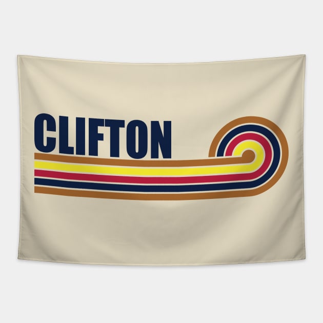 Clifton Arizona horizontal sunset Tapestry by DPattonPD