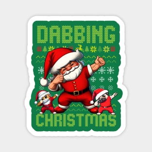 Dabbing Santa Claus Magnet