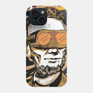 look at me design  face & glasses Phone Case