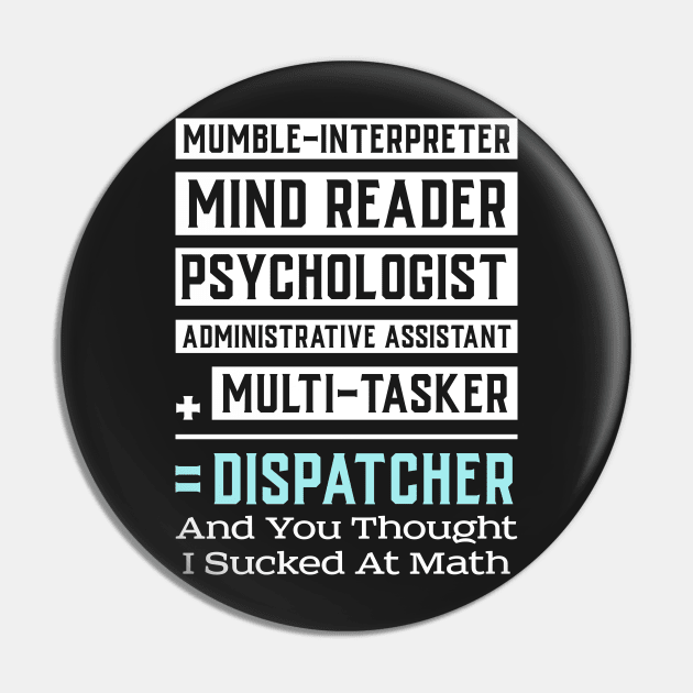 911 DISPATCHER / OPERATOR GIFT : Multitasker Pin by woormle