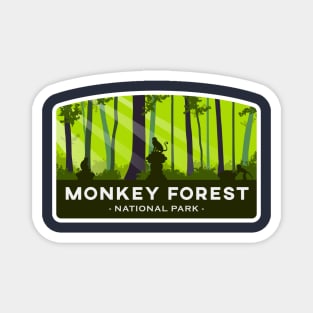 Monkey forest | National Park Magnet