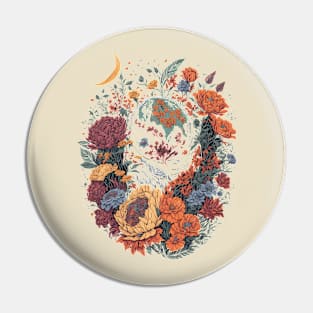 Floral planets Pin